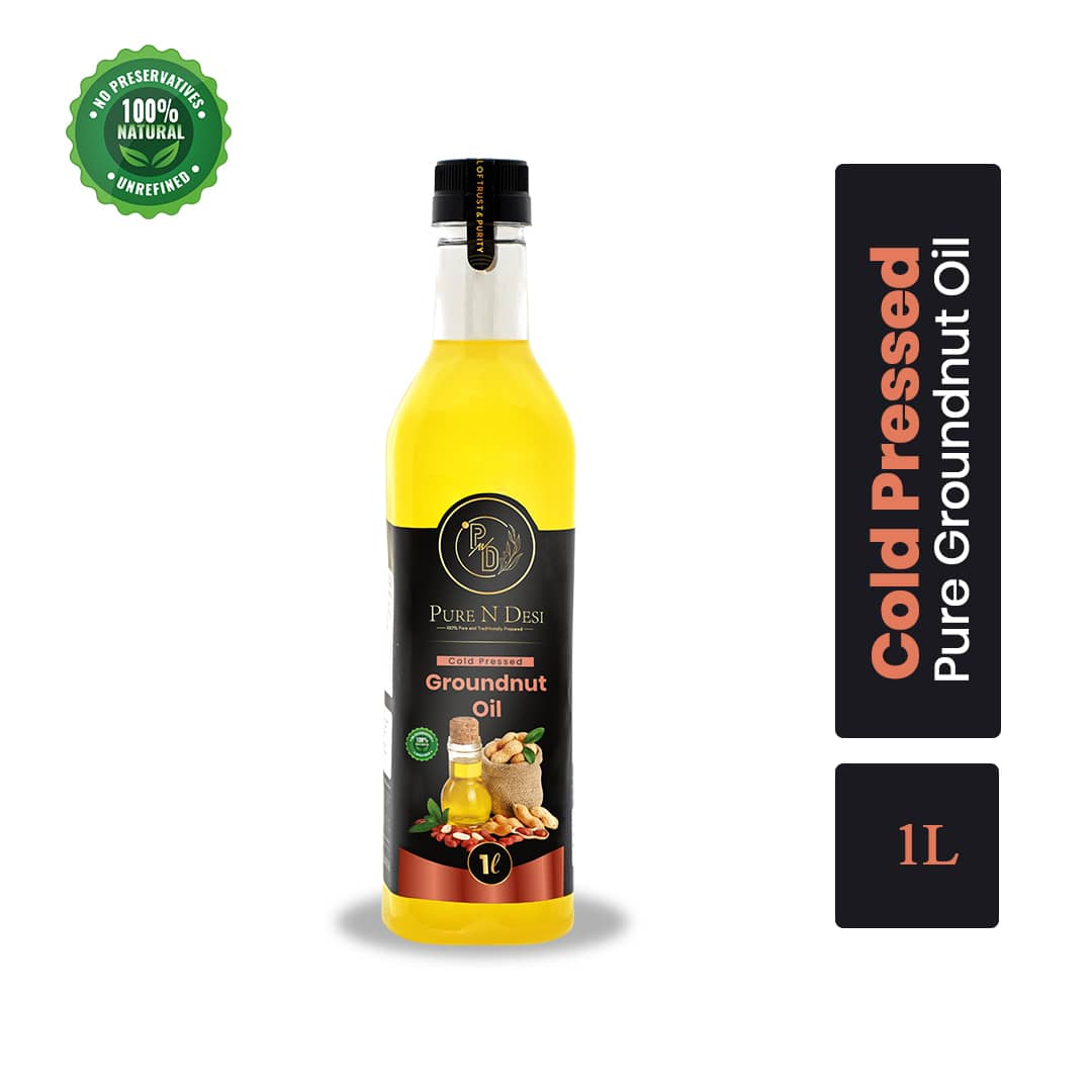 1L Cold Pressed Groundnut-Oil