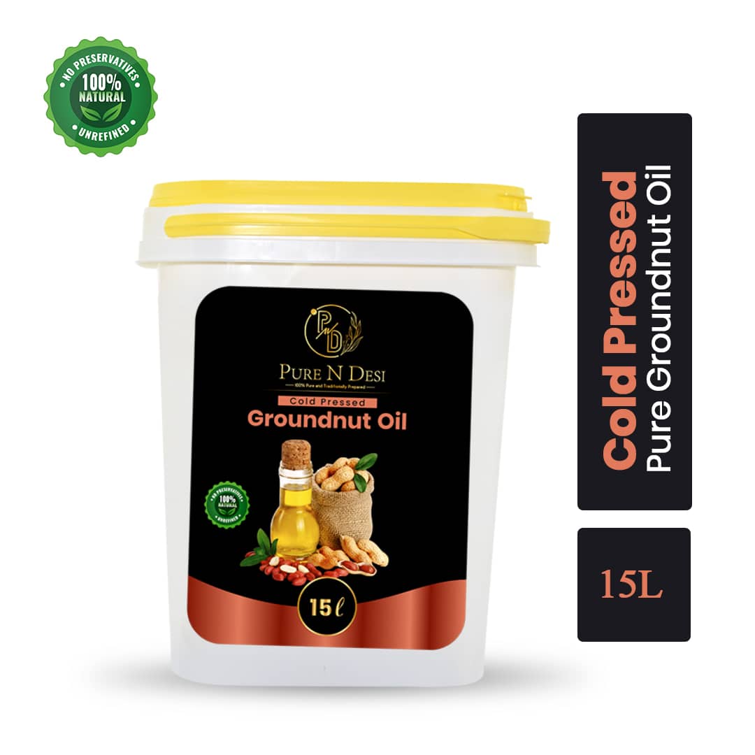 15L Cold Pressed Groundnut Oil