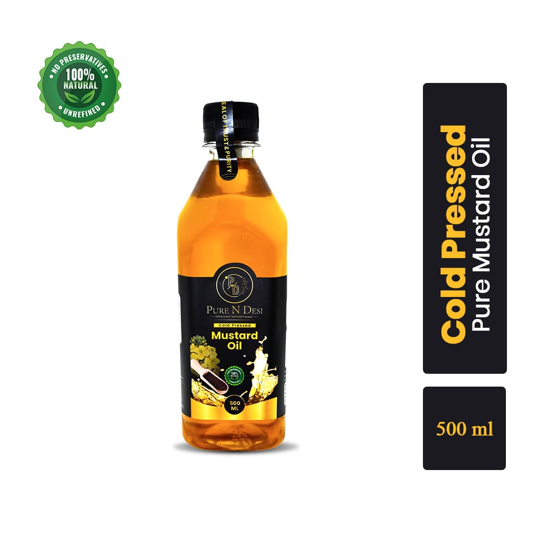 500 ml Cold Pressed Mustard Oil