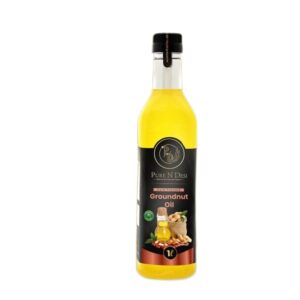 Cold pressed groundnut oil
