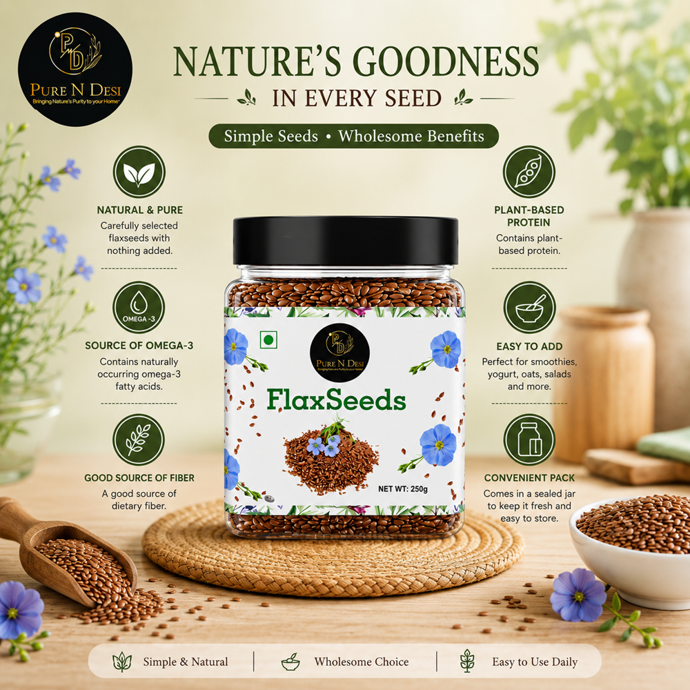 Edible Flaxseeds for daily use