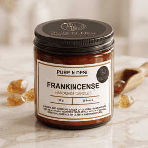 Frankincense Soy Wax Candles for home decor