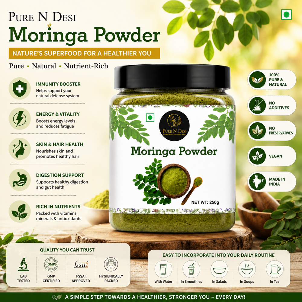 Moringa Leaves Powder for daily use