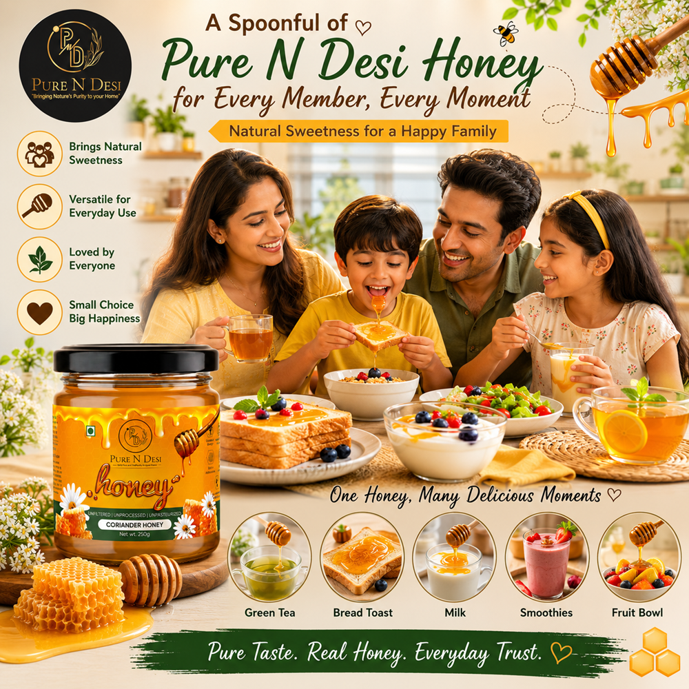 Pure Organic Honey for daily use