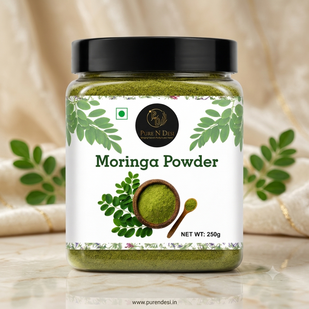 PURE N DESI Organic Moringa Powder 250g