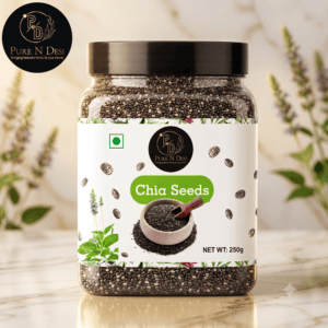 Pure N Desi Raw Chia Seeds for Smoothies