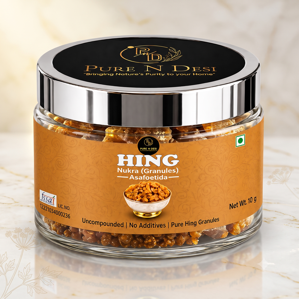 Pure N Desi Uncompounded Premium Hing Dana 10g